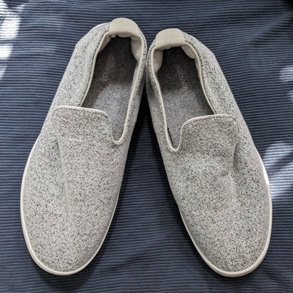 Allbirds Merino Wool Gray Slip-on Loafers Men's Size 10 EUR 42